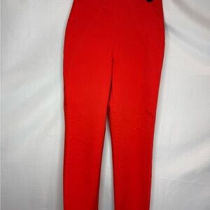 Bebe Red Straight Leg Pants